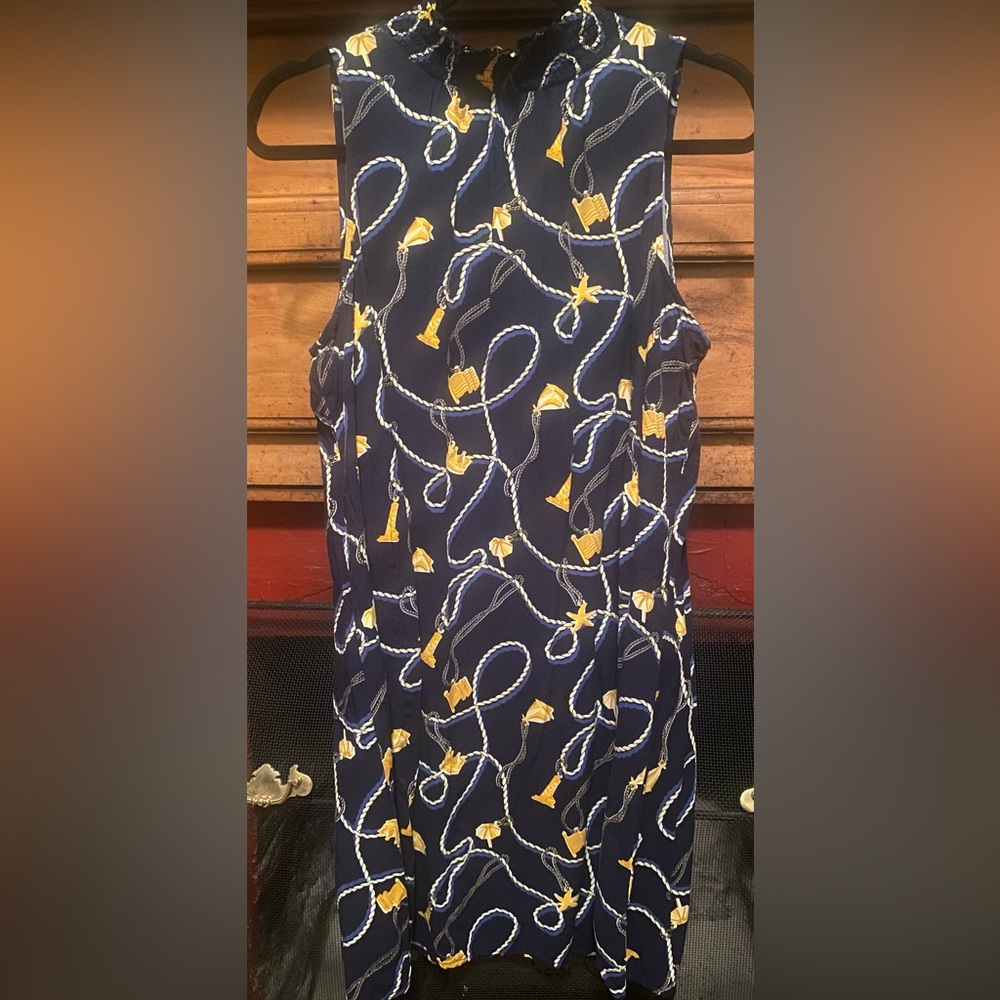 Nautical print sundress